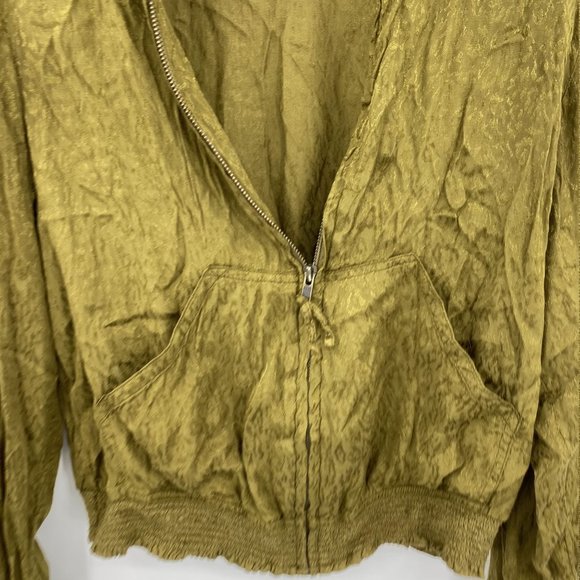 Maeve Green Bomber Jacket Medium - Picture 3 of 10